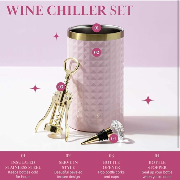 Pink Paris Hilton Wine Cooler - Picture 2 of 4